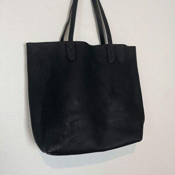 Longchamp Essential North/South Black Leather Tote Women's Purse - Picture 3 of 16